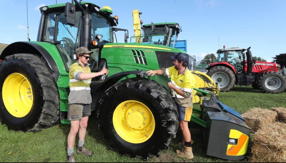 sales of tractors in New Zealand